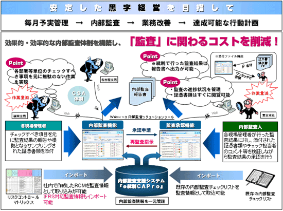 内部統制評価ツール、概要図